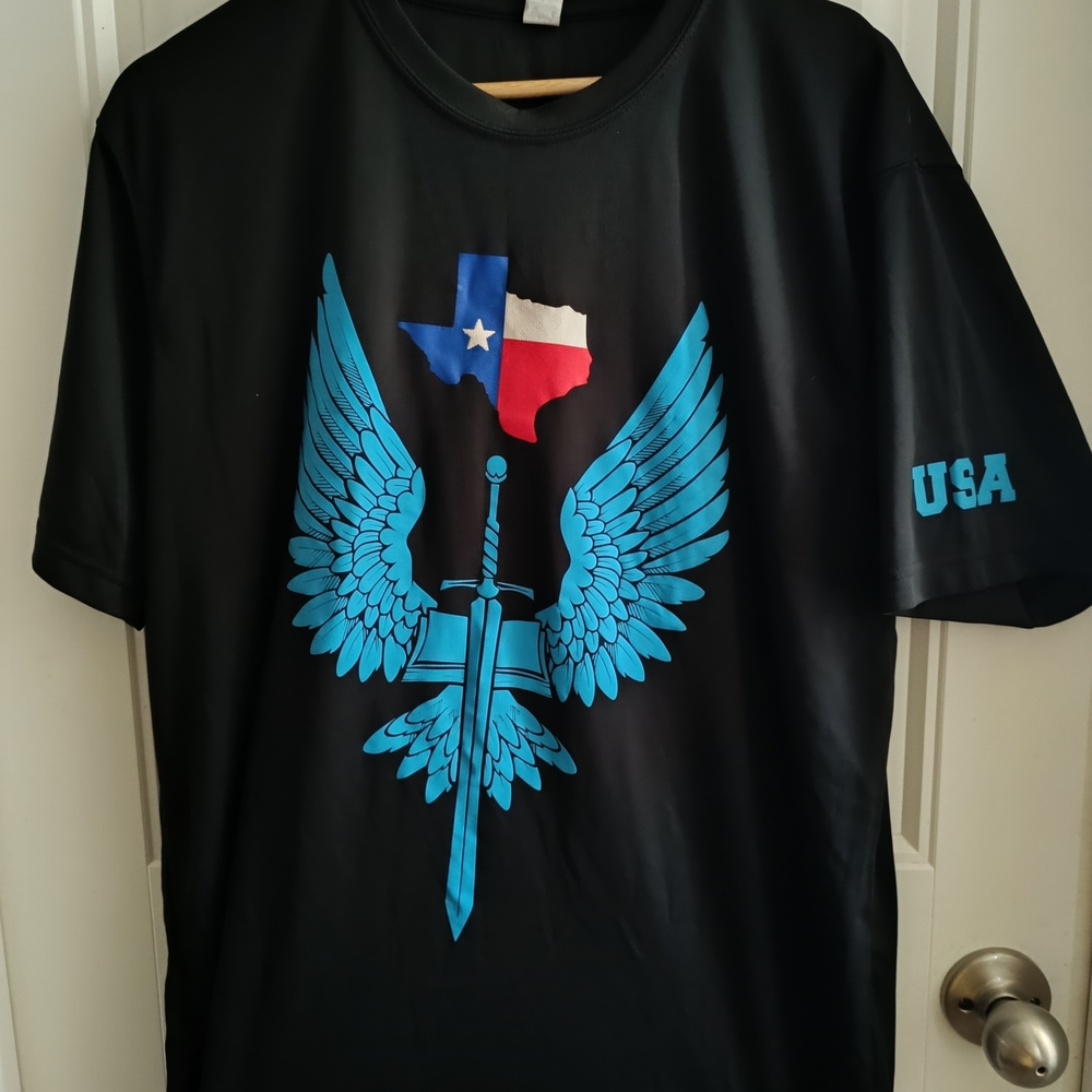 Texas Bikers For Christ Performance Shirt Men's XL Christian Motorcycle Jesus